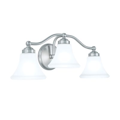 Soleil 22.25″ Wide 3-Light Vanity Light - Brushed Nickel