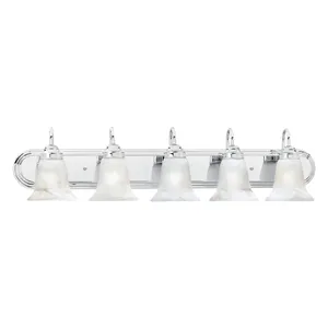 Homestead 36'' Wide 5-Light Vanity Light - Chrome 1