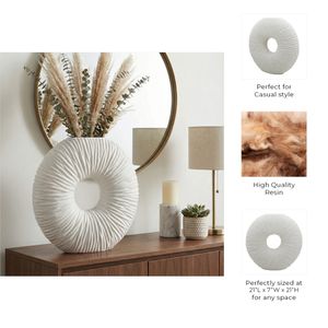 DORSETFORD WHITE VASE 21 (IN) 11