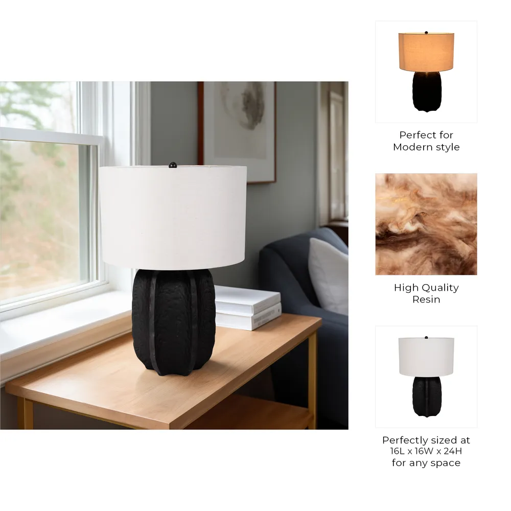 MILLERCREST BLACK LAMP 24 (IN)