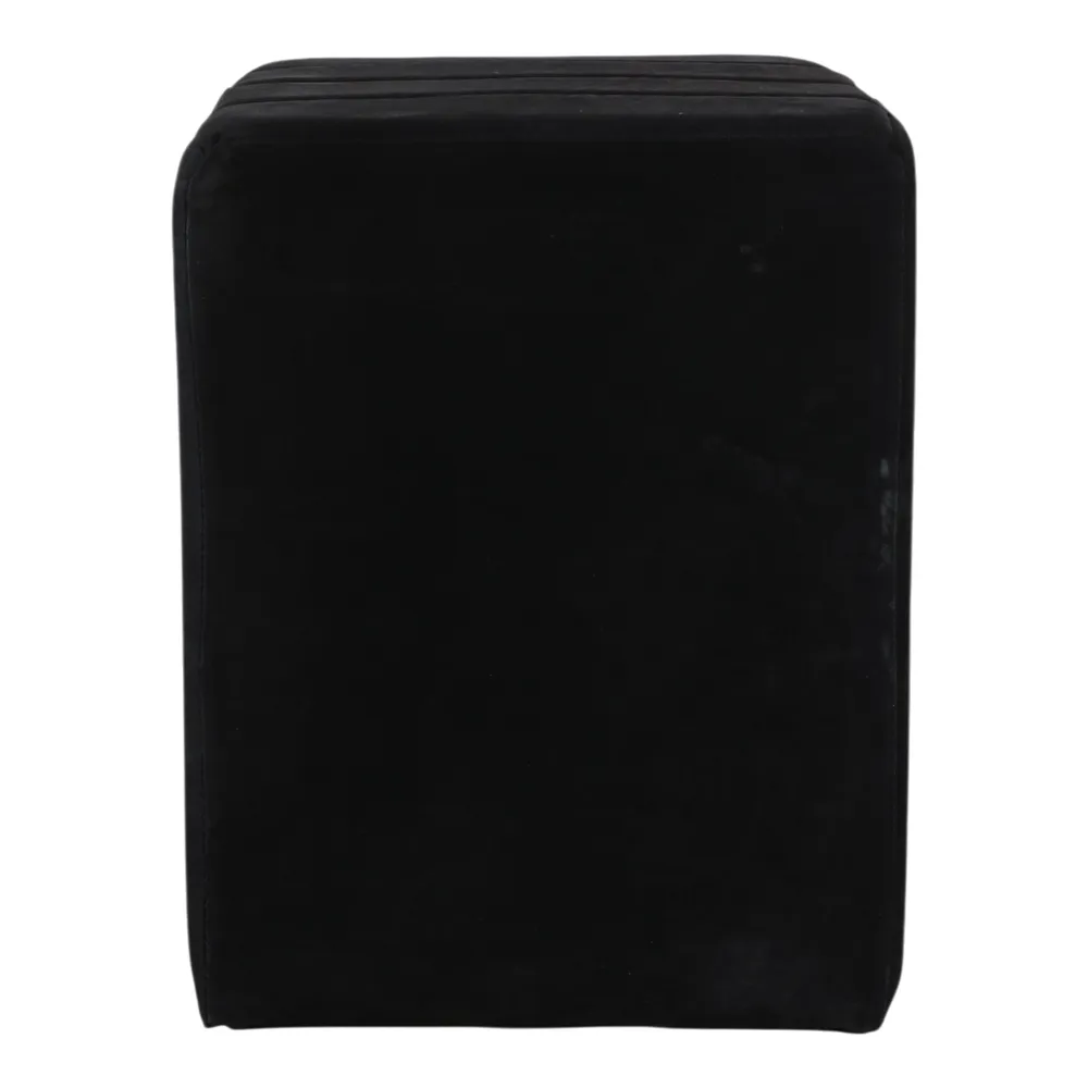 KENDALLVIEW BLACK OTTOMAN 19 (IN)