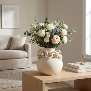 GARSONLAND IVORY VASE 9 (IN) 11