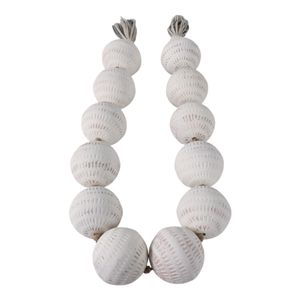 GARSONRUN WHITE BEAD 3 (IN) 6
