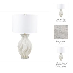NICOLELEY WHITE LAMP 29 (IN) 8