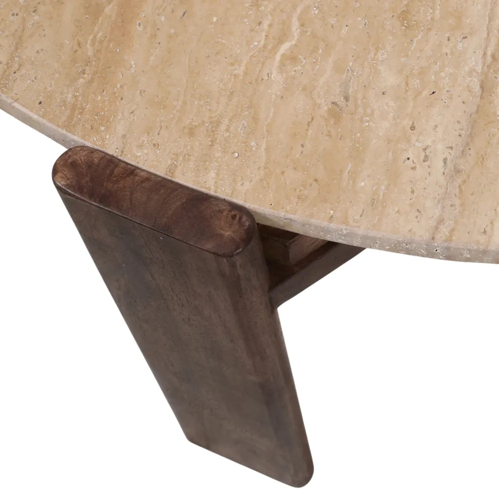 CLINTONOAK BROWN COFFEE TABLE 16 (IN)
