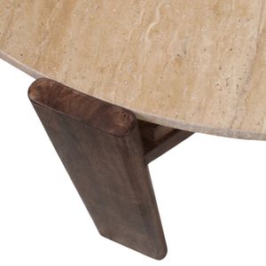CLINTONOAK BROWN COFFEE TABLE 16 (IN) 6