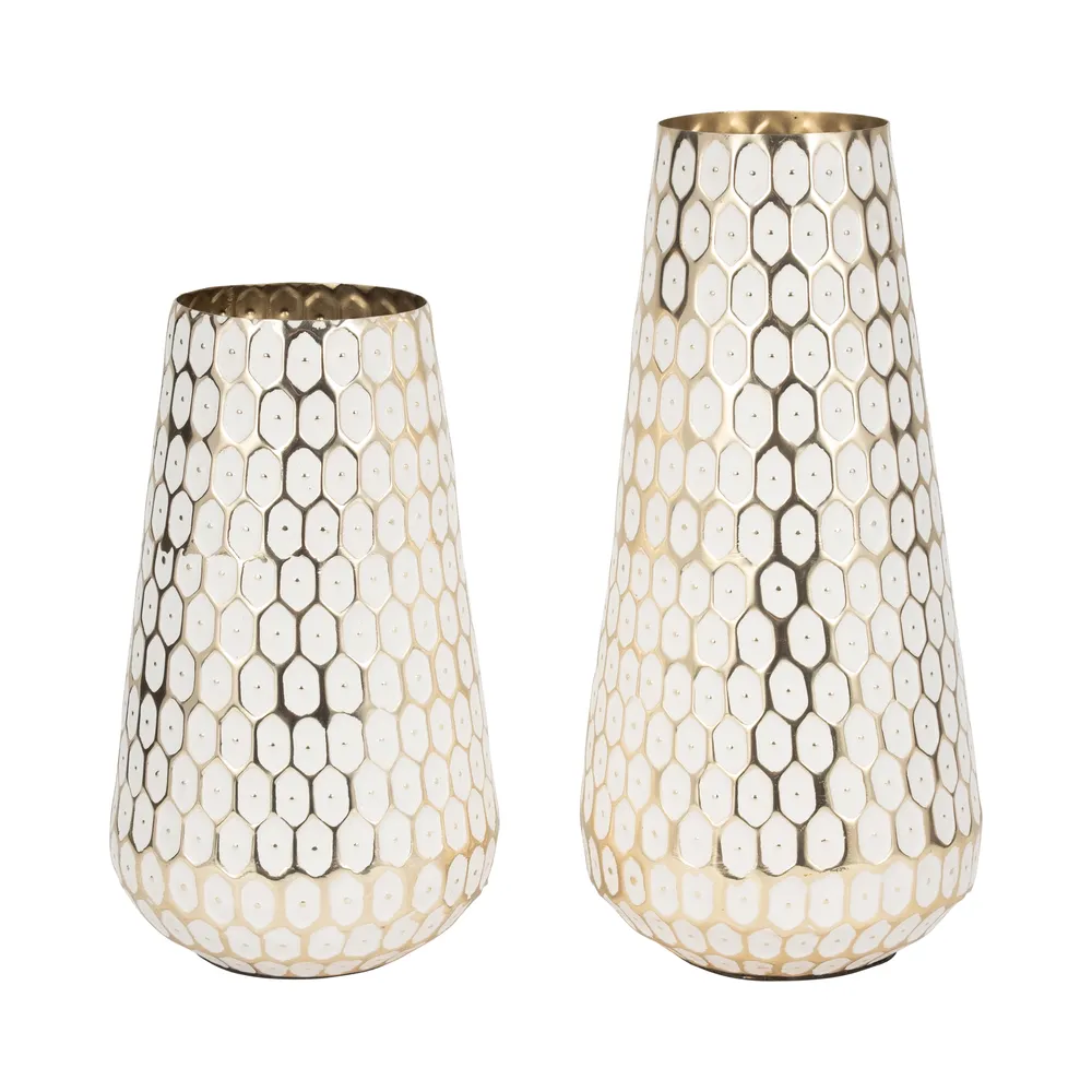 BARNETWICK GOLD VASE 12 (IN)