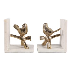 GERBERPORT SET OF 2 GOLD BOOKENDS 7 (IN) 6