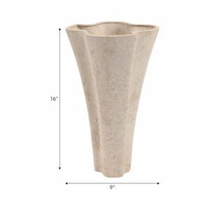 ENSLEYMILL TAUPE VASE 16 (IN) 9