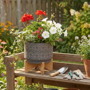 DILLONFORD GRAY PLANTER 8 (IN) 12
