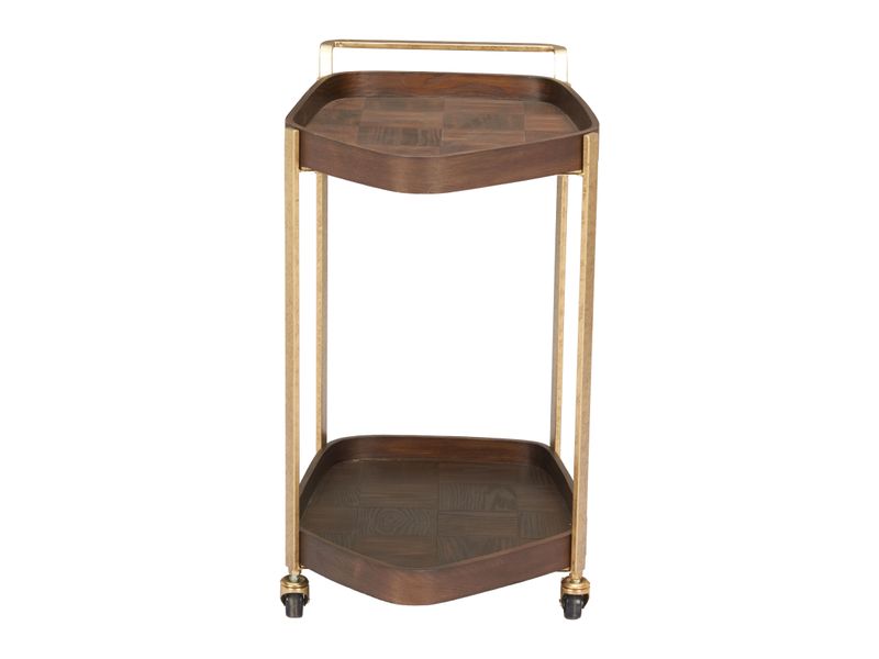 Stela Bar Cart Walnut 4