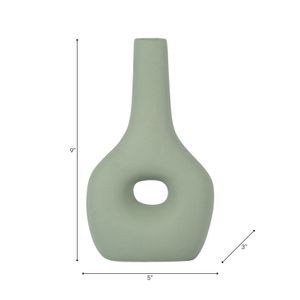 HORTONCROSS GREEN VASE 9 (IN) 10