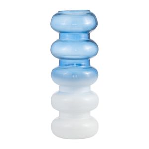 HARLOWFIELD BLUE GLASS VASE 17 (IN) 1