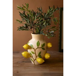 Ceramic Lemon Vase 1
