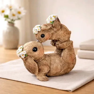 Playtime Bunnies 7.2x4x7.5in
