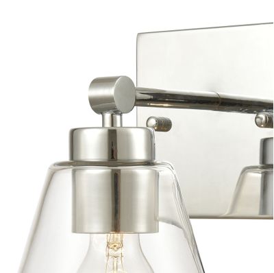 East Point 10″ High 1-Light Sconce - Polished Chrome