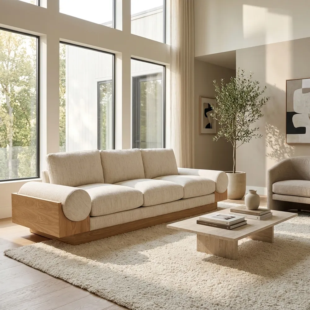 GUNNGROVE IVORY SOFA 102 (IN)