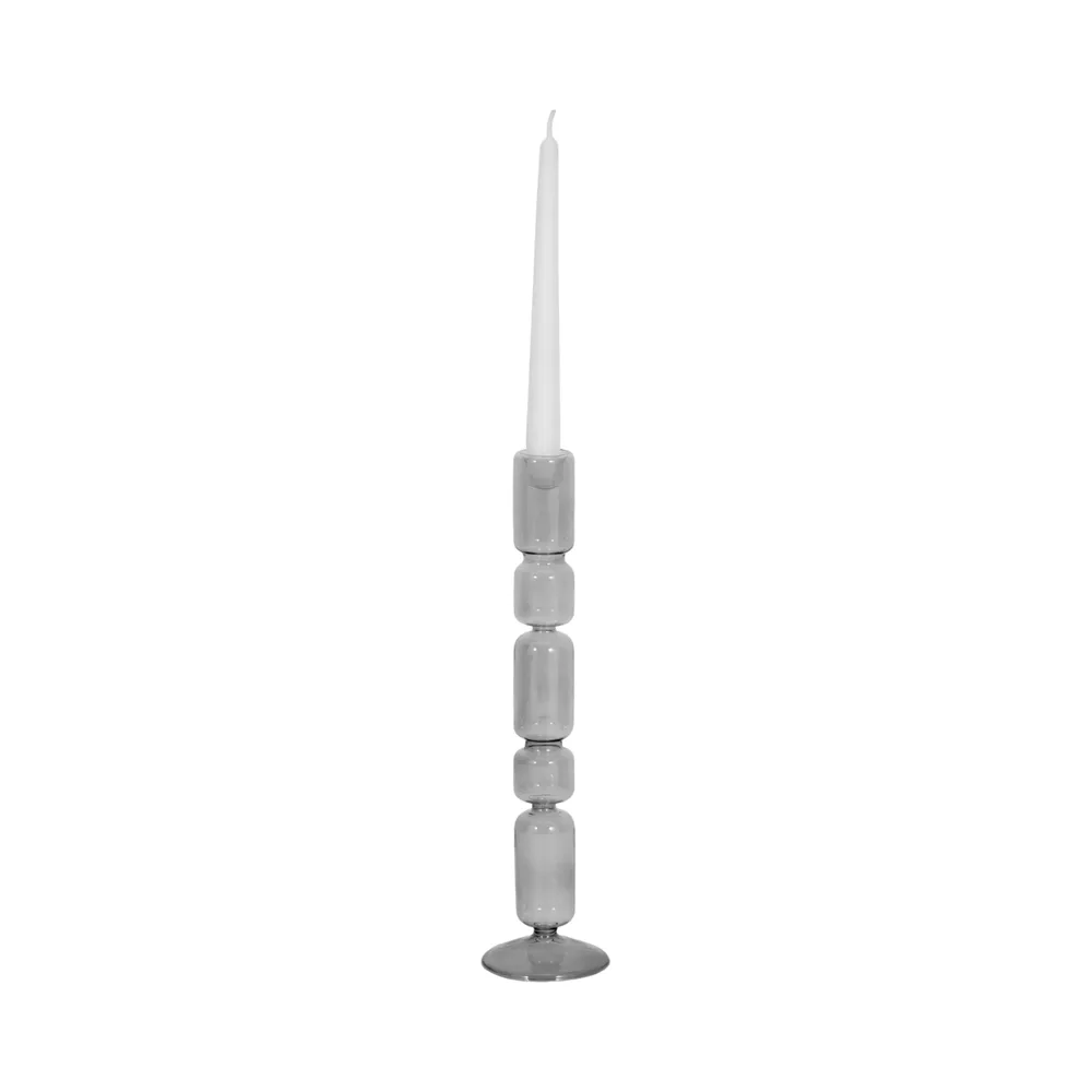HENDONVALE BLACK CANDLE HOLDER 14 (IN)