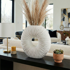 DORSETFORD WHITE VASE 21 (IN) 13