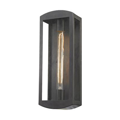 Trenton 17″ High 1-Light Outdoor Sconce - Blackened Bronze