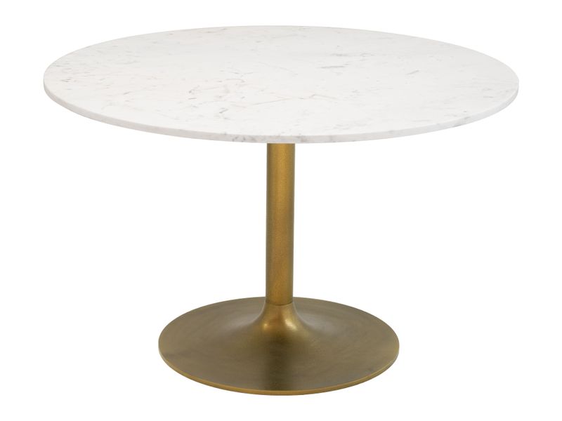 Ithaca Dining Table White & Gold 4