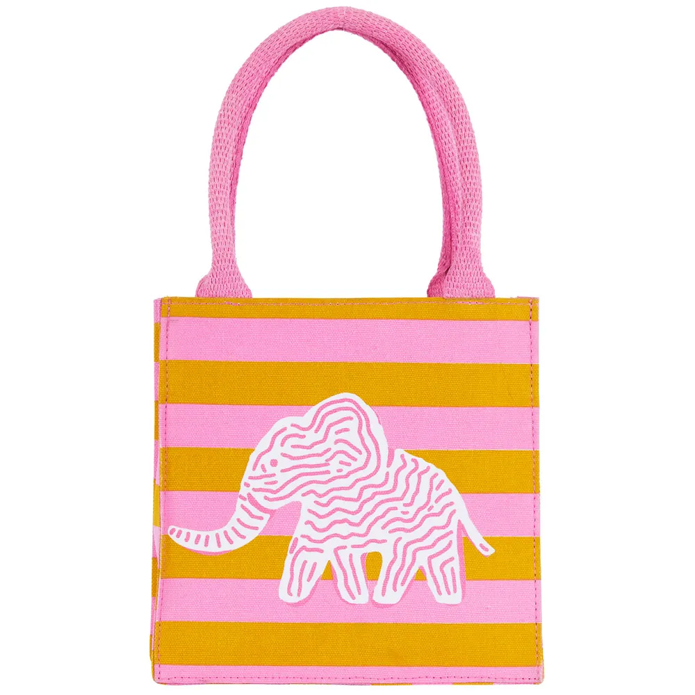 Elephant Stripe Reusable Itsy Bitsy Gift Bag