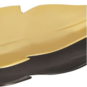 Ennis Leaf Tray - Set of 2 Bronze and Brass 4
