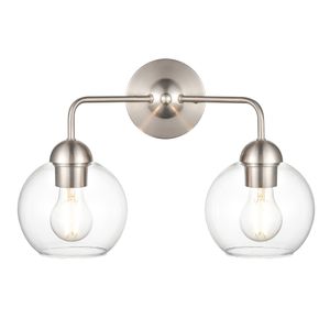 Astoria 15.75'' Wide 2-Light Vanity Light - Brushed Nickel 1
