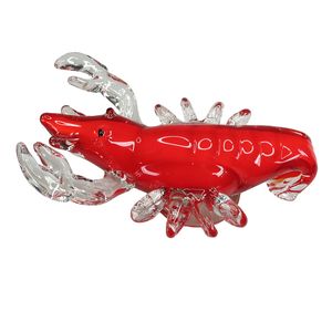 8-3/4" GLASS LOBSTER FIGURE 1400G 1
