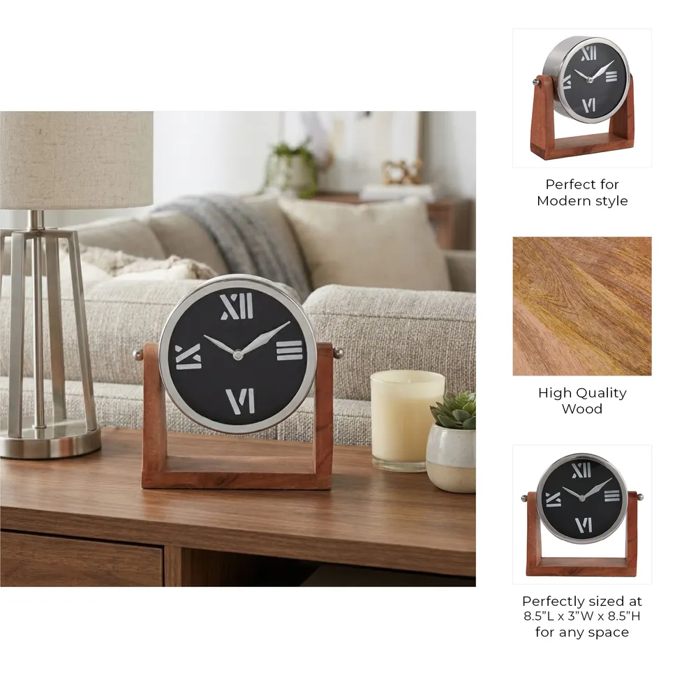 CELIAROSE BLACK CLOCK 9 (IN)