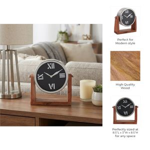 CELIAROSE BLACK CLOCK 9 (IN) 11