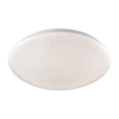Kalona 13″ Wide 1-Light Flush Mount - White