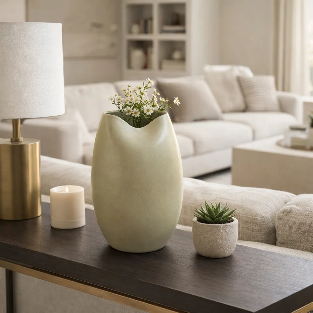 GAIGEMORE BROWN VASE 13 (IN)