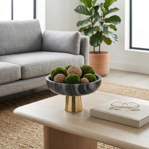 CARVERROSE GRAY BOWL 8 (IN) 10