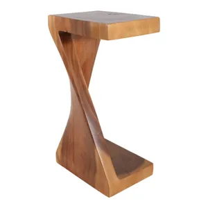 GREERCROSS BROWN TABLE 25 (IN) 1