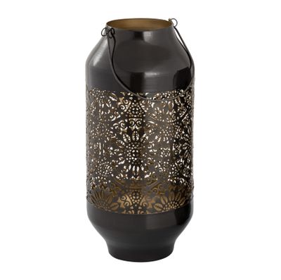 Culler Lantern - Set of 2 Gloss Black