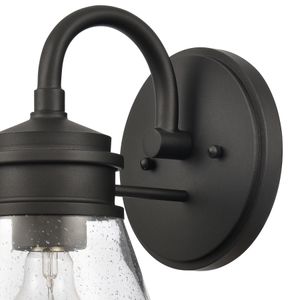 Dovas 11.5'' High 1-Light Outdoor Sconce - Textured Black 4
