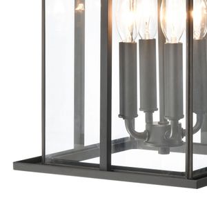 Oak Park 20'' High 4-Light Outdoor Sconce - Matte Black 3