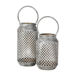 Rawmarsh Lantern - Small - Aged Silver 4