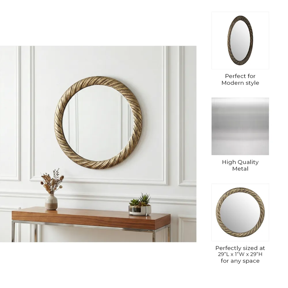 ROLANDWOOD BRONZE MIRROR 29 (IN)