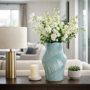 DORSEYSTONE BLUE VASE 17 (IN) 10