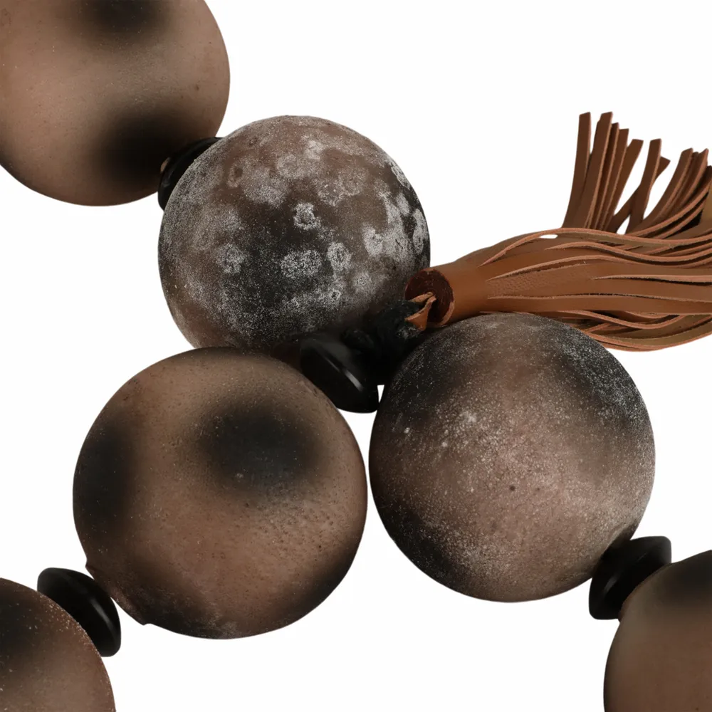 CALVINDALE BROWN BEAD 3 (IN)