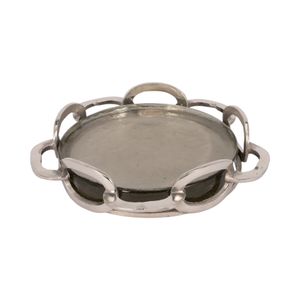 13" PALMAS SMALL SILVER LINK TRAY 4
