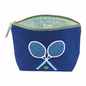Tennis Navy Solo Medium Essential Canvas Pouch 6