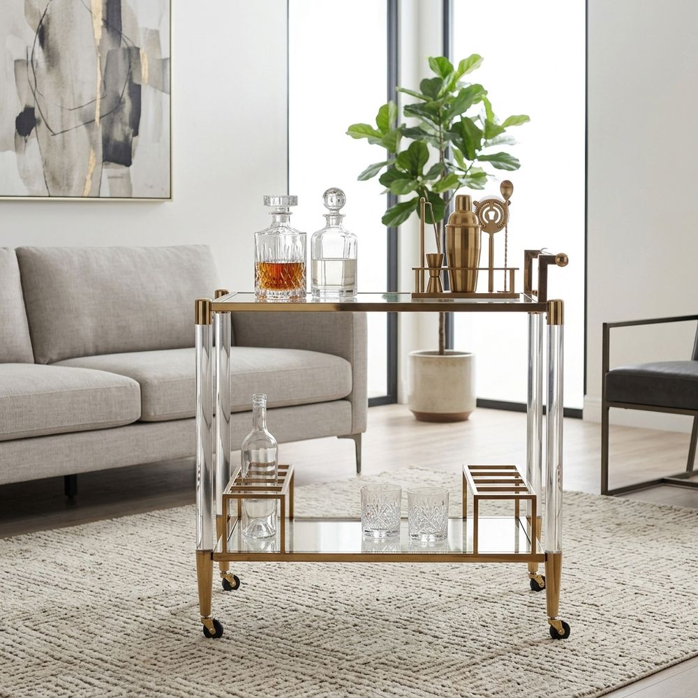 PENNBEACH CLEAR DRINK CART 32 (IN)