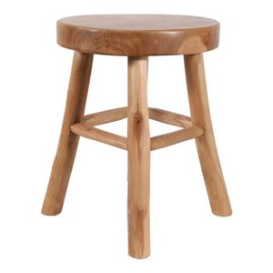 HARDENHAM BROWN STOOL 18 (IN) 4