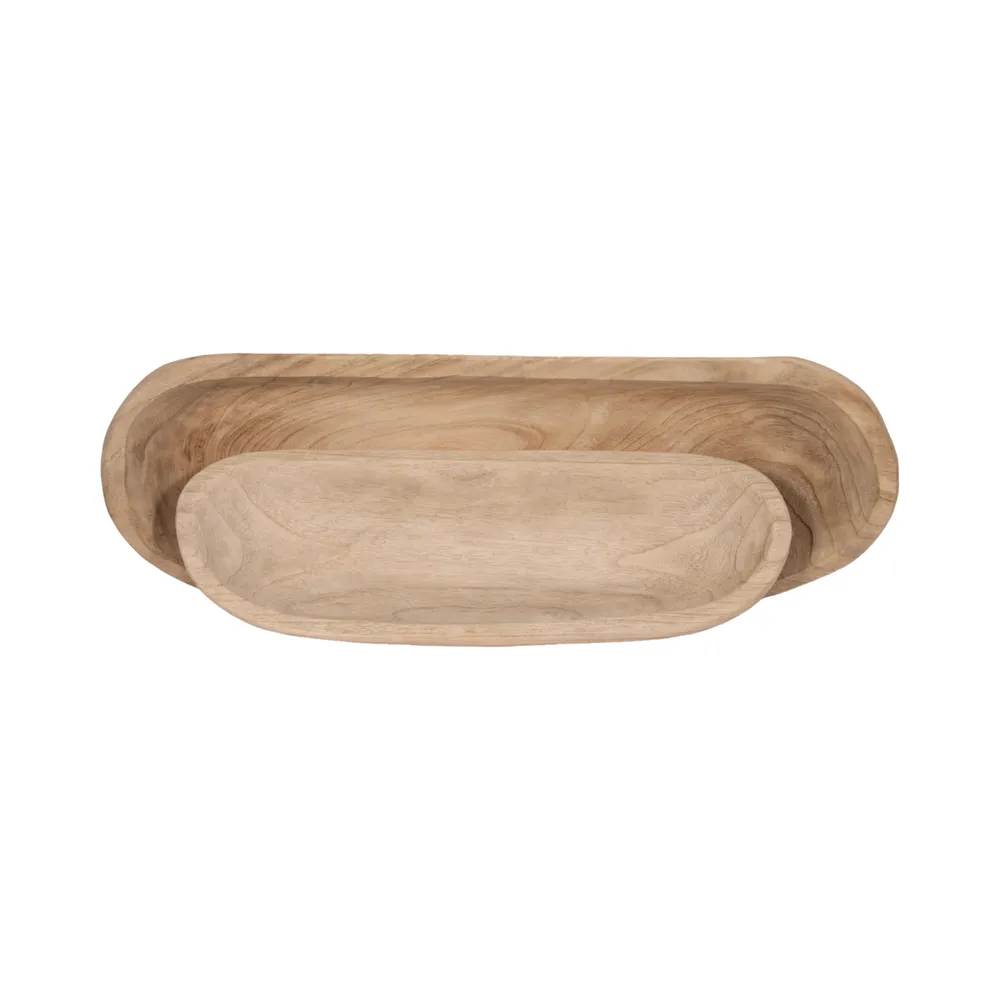 ELTONWIND SET OF 2 BROWN BOWLS 4 (IN)