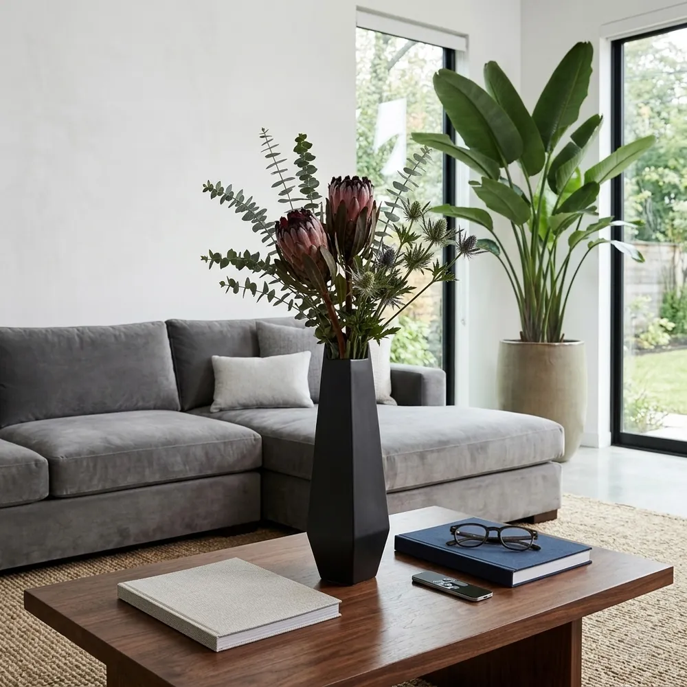 CANTONSTONE GRAY VASE 17 (IN)