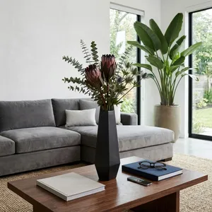 CANTONSTONE GRAY VASE 17 (IN) 10
