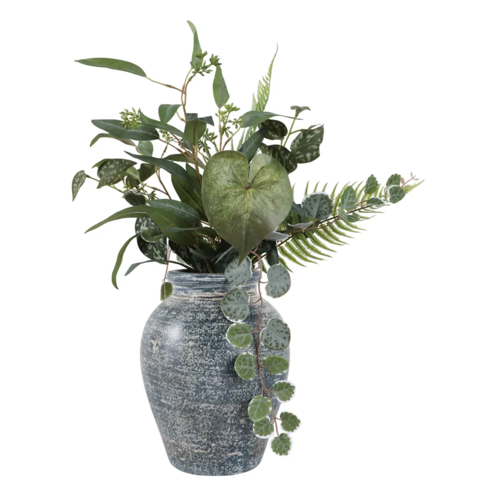 CARLINROSE BLUE VASE 11 (IN)